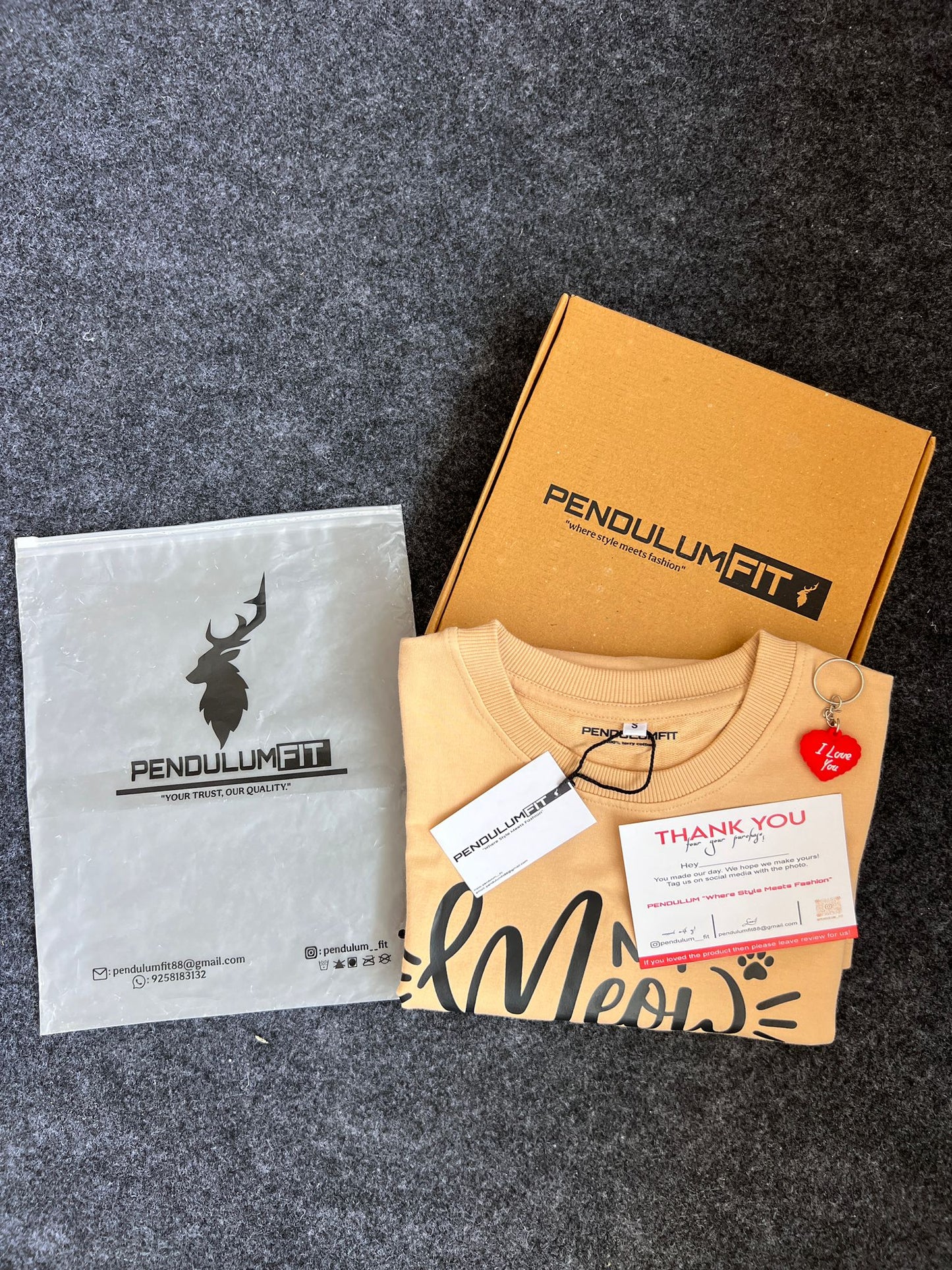 Pendulum Fit “Meow” Oversized T-Shirt