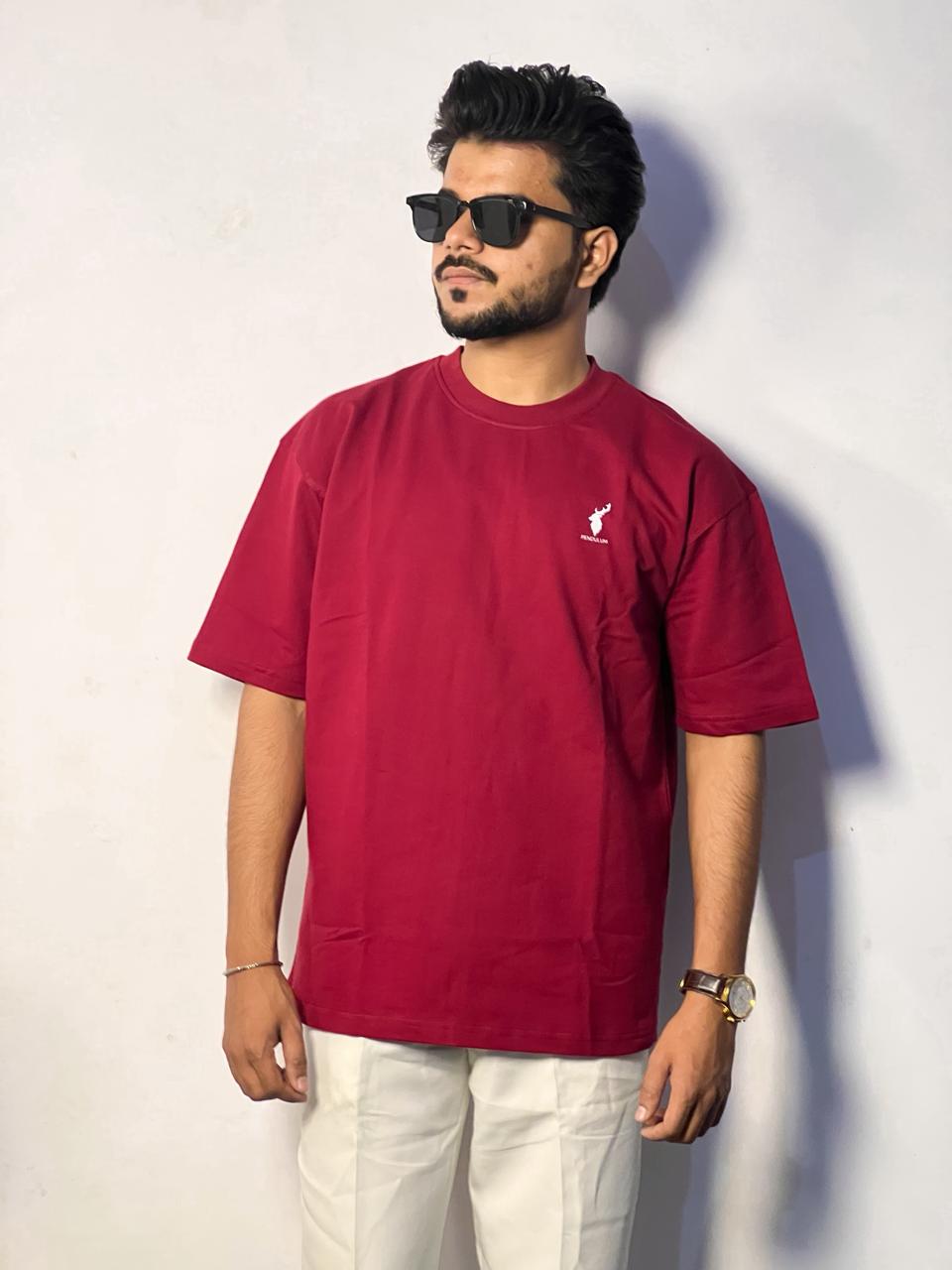 Sanders Pendulum Graphic T-Shirt – Maroon