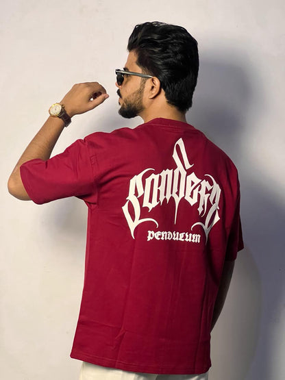 Sanders Pendulum Graphic T-Shirt – Maroon
