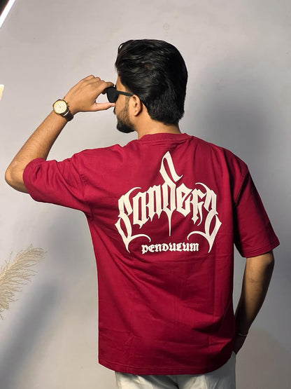 Sanders Pendulum Graphic T-Shirt – Maroon