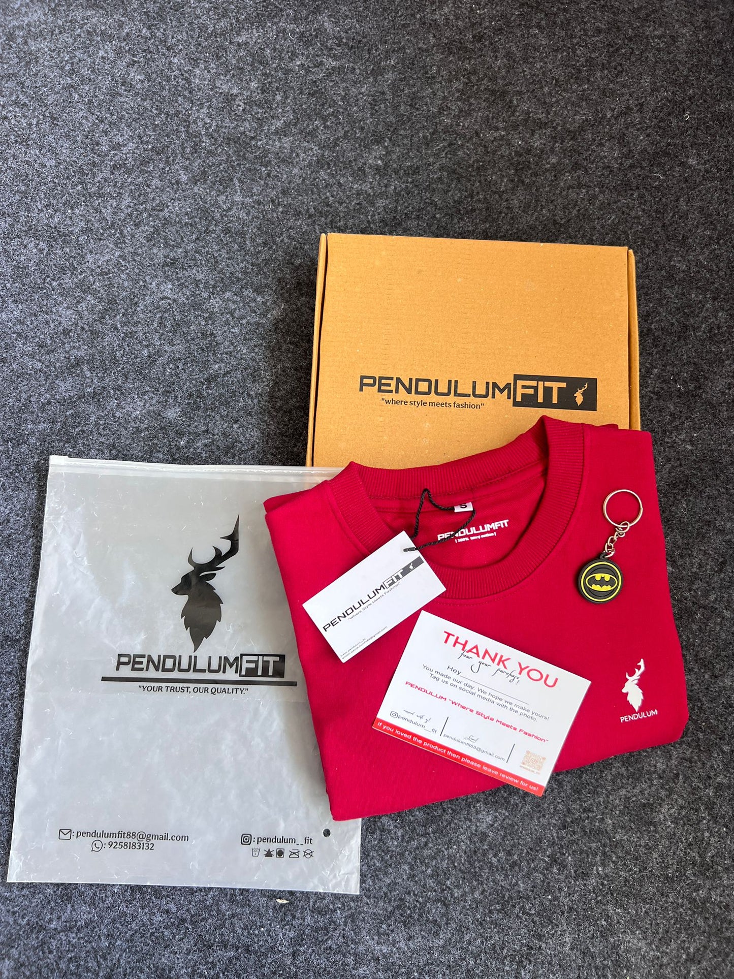 Sanders Pendulum Graphic T-Shirt – Maroon