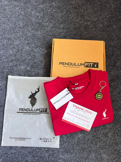 Sanders Pendulum Graphic T-Shirt – Maroon