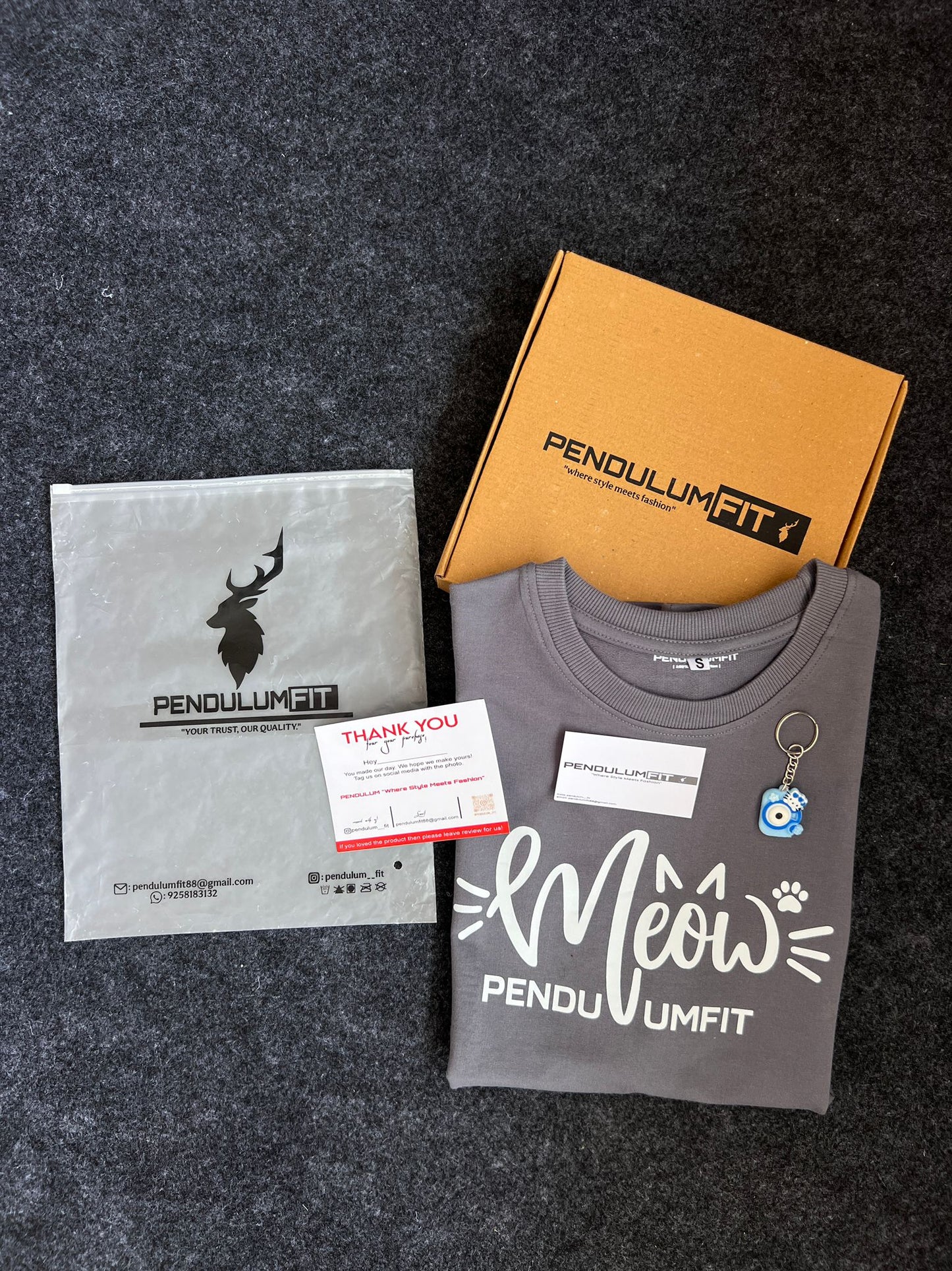 Meow Graphic Oversized T-Shirt by Pendulum Fit