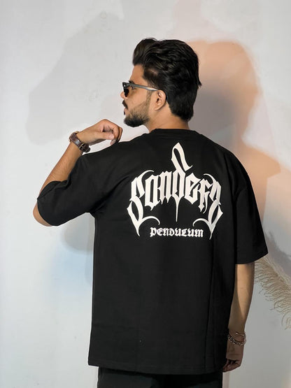BLACK PENDULUM SANDERS Oversized Streetwear T-Shirt